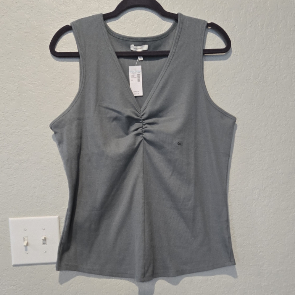 NWT Maurices Ribbed Tank - 0X